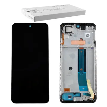 XIAOMI POCO M4 PRO 4G ΟΘΟΝΗ AMOLED + TOUCH SCREEN + LENS + FRAME 5600010K7P00 BLACK ORIGINAL SERVICE PACK