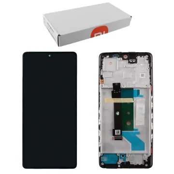 XIAOMI REDMI NOTE 12 PRO PLUS 5G ΟΘΟΝΗ OLED + TOUCH SCREEN + LENS + FRAME 560001M16U00 BLACK ORIGINAL SERVICE PACK