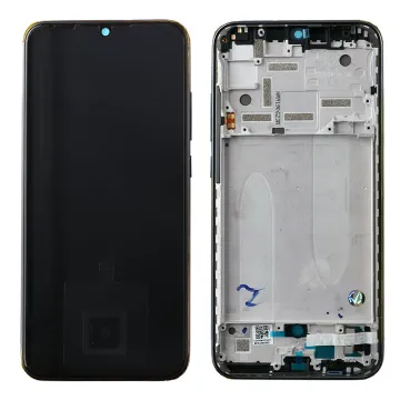 XIAOMI MI A3 ΟΘΟΝΗ AMOLED + TOUCH SCREEN + LENS + FRAME 5606101260B6 BLACK ORIGINAL SERVICE PACK