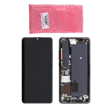 XIAOMI MI NOTE 10 LITE ΟΘΟΝΗ AMOLED + TOUCH SCREEN + LENS + FRAME 5600040F4L00 BLACK ORIGINAL SERVICE PACK