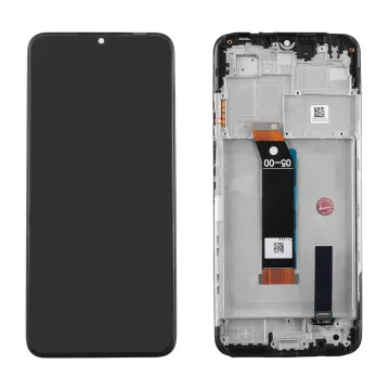 XIAOMI POCO M4 5G/M5 4G/REDMI 10 5G ΟΘΟΝΗ + TOUCH SCREEN + LENS + FRAME BLACK 3P OR