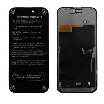 IPHONE 15 PRO MAX ΟΘΟΝΗ + TOUCH + LENS INCELL HD+ BLACK