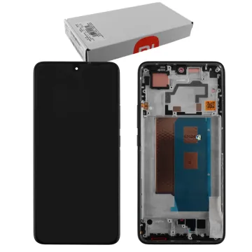 XIAOMI POCO F5 PRO 5G ΟΘΟΝΗ AMOLED + TOUCH SCREEN + LENS + FRAME 560001M11A00 BLACK ORIGINAL SERVICE PACK