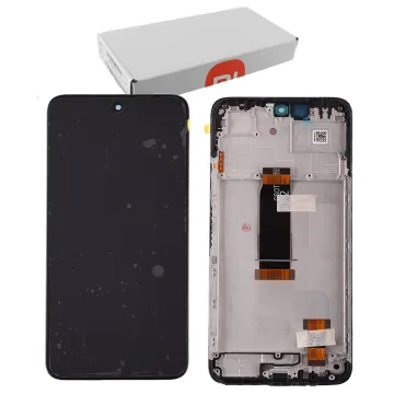 XIAOMI REDMI 13 4G/5G/ POCO M6 4G ΟΘΟΝΗ IPS + TOUCH SCREEN + LENS + FRAME 560001N19A00 BLACK ORIGINAL SERVICE PACK