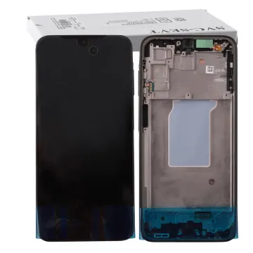 SAMSUNG A26 5G A266 ΟΘΟΝΗ AMOLED +TOUCH SCREEN + LENS + FRAME GH82-37049A BLACK ORIGINAL SERVICE PACK
