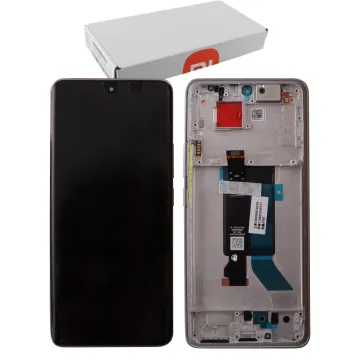 XIAOMI POCO X7 5G ΟΘΟΝΗ AMOLED + TOUCH SCREEN + LENS + FRAME 5600030O16P00 SILVER ORIGINAL SERVICE PACK