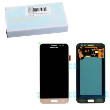 SAMSUNG J3 2016 J320F ΟΘΟΝΗ AMOLED +TOUCH SCREEN+LENS GH97-18414B GOLD ORIGINAL SERVICE PACK