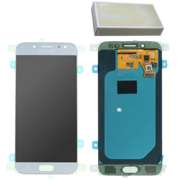 SAMSUNG J5 2017 J530 ΟΘΟΝΗ AMOLED +TOUCH SCREEN+LENS GH97-20738B BLUE-SILVER ORIGINAL SERVICE PACK