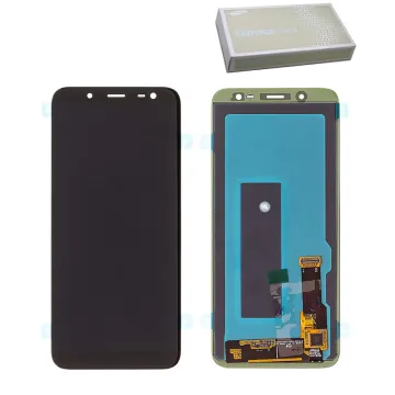 SAMSUNG J6 2018 J600 ΟΘΟΝΗ AMOLED +TOUCH SCREEN+LENS GH97-21931A BLACK ORIGINAL SERVICE PACK