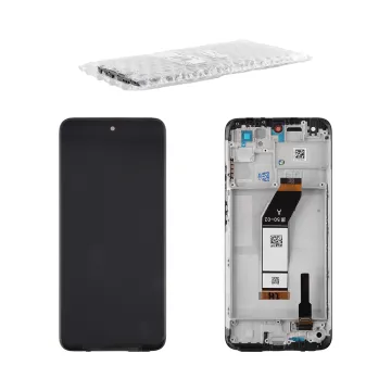 XIAOMI REDMI 10 4G ΟΘΟΝΗ + TOUCH SCREEN + LENS + FRAME BLACK 3P OR