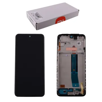 XIAOMI REDMI NOTE 11S 4G ΟΘΟΝΗ AMOLED + TOUCH SCREEN + LENS + FRAME 5600010K7S00 BLACK ORIGINAL SERVICE PACK