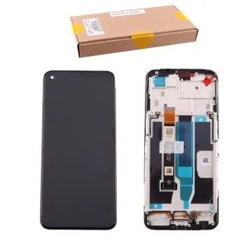 REALME 8 5G/NARZO 30 5G ΟΘΟΝΗ IPS + TOUCH SCREEN + LENS + FRAME 4906662 BLACK ORIGINAL SERVICE PACK