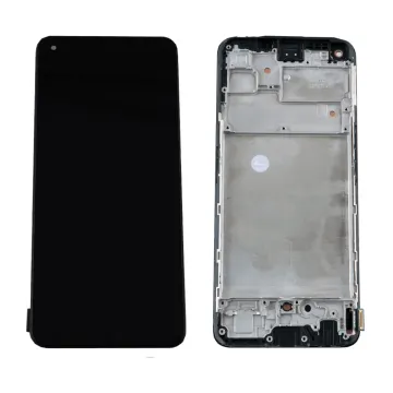 REALME 7 PRO ΟΘΟΝΗ + TOUCH SCREEN + LENS + FRAME TFT BLACK