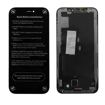 IPHONE X ΟΘΟΝΗ + TOUCH + LENS HX HARD OLED BLACK