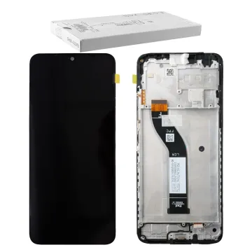 XIAOMI REDMI 14C/ POCO C75 ΟΘΟΝΗ IPS + TOUCH SCREEN + LENS + FRAME 5600020C3NL00 BLACK ORIGINAL SERVICE PACK
