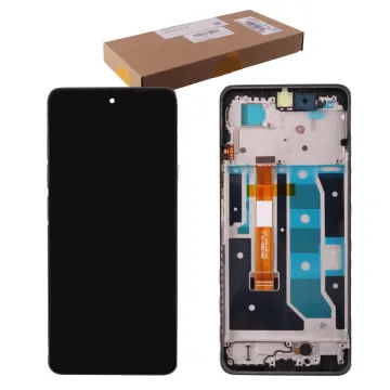 REALME C67 4G ΟΘΟΝΗ IPS + TOUCH SCREEN + LENS + FRAME 621029000120 BLACK ORIGINAL SERVICE PACK