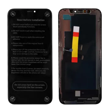 IPHONE X ΟΘΟΝΗ + TOUCH + LENS EBR INCELL BLACK