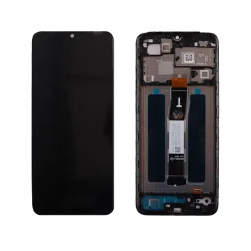XIAOMI REDMI 12C ΟΘΟΝΗ + TOUCH SCREEN + LENS + FRAME BLACK 3P OR