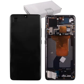 XIAOMI 12/12S/12X 5G ΟΘΟΝΗ AMOLED + TOUCH SCREEN + LENS + FRAME 56000900L300 BLACK ORIGINAL SERVICE PACK