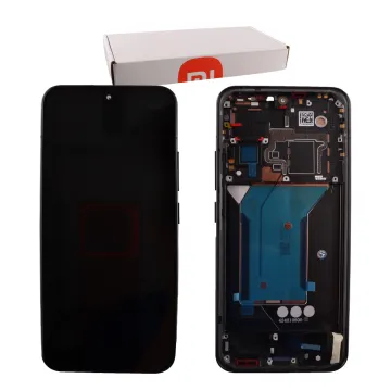 XIAOMI 14 5G ΟΘΟΝΗ LTPO OLED + TOUCH SCREEN + LENS + FRAME 56000400N300 BLACK ORIGINAL SERVICE PACK