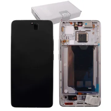 XIAOMI POCO F7 PRO 5G ΟΘΟΝΗ AMOLED + TOUCH SCREEN + LENS + FRAME 56002200O1100 SILVER ORIGINAL SERVICE PACK