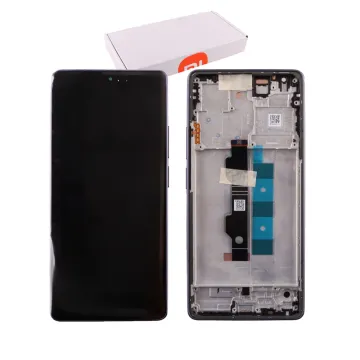XIAOMI REDMI NOTE 13 PRO 4G/POCO M6 PRO 4G ΟΘΟΝΗ AMOLED + TOUCH SCREEN + LENS + FRAME 5600020N6P00 PURPLE ORIGINAL SERVICE PACK