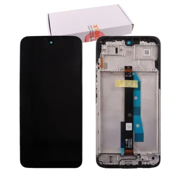 XIAOMI REDMI 15 4G/POCO M7 4G EURO VERSION ΟΘΟΝΗ IPS + TOUCH SCREEN + LENS + FRAME 560001O19AP00 BLACK ORIGINAL SERVICE PACK