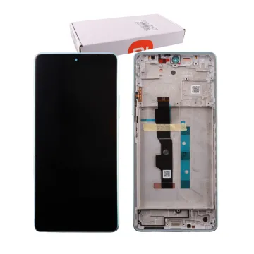 XIAOMI REDMI NOTE 13 5G ΟΘΟΝΗ AMOLED + TOUCH SCREEN + LENS + FRAME 5600030N1700 BLUE ORIGINAL SERVICE PACK