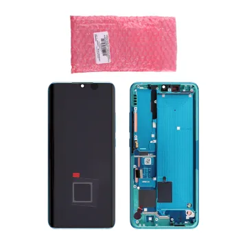 XIAOMI MI NOTE 10 PRO/MI NOTE 10 ΟΘΟΝΗ AMOLED + TOUCH SCREEN + LENS + FRAME 56000100F400 GREEN ORIGINAL SERVICE PACK