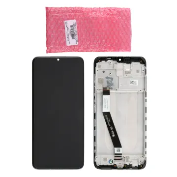 XIAOMI REDMI 9 ΟΘΟΝΗ IPS + TOUCH SCREEN + LENS + FRAME 5600050J1900 BLACK ORIGINAL SERVICE PACK
