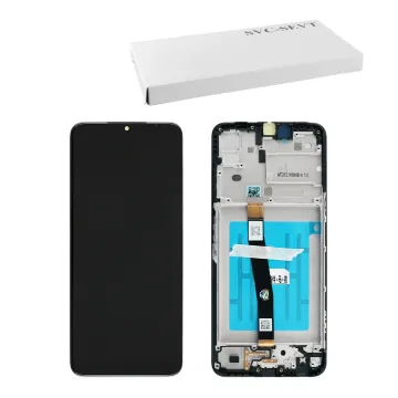 SAMSUNG A22 5G A226 ΟΘΟΝΗ AMOLED +TOUCH SCREEN + LENS + FRAME GH81-20694A BLACK ORIGINAL SERVICE PACK