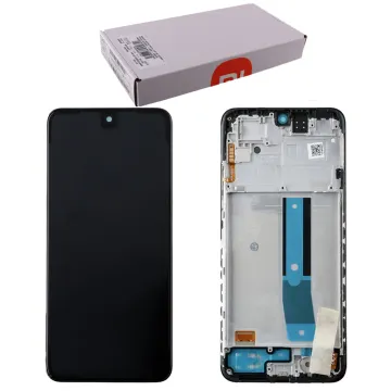 XIAOMI REDMI NOTE 11 NFC ΟΘΟΝΗ AMOLED + TOUCH SCREEN + LENS + FRAME 5600010K7T00 BLACK ORIGINAL SERVICE PACK