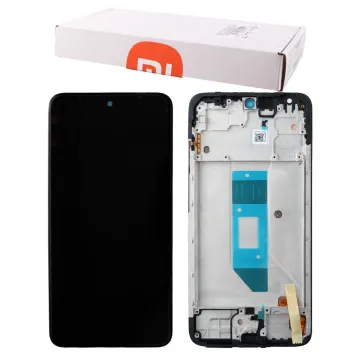 XIAOMI REDMI NOTE 14 4G ΟΘΟΝΗ AMOLED + TOUCH SCREEN + LENS + FRAME 56000100O7E00 BLACK ORIGINAL SERVICE PACK