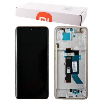 XIAOMI REDMI NOTE 14 PRO 5G ΟΘΟΝΗ AMOLED + TOUCH SCREEN + LENS + FRAME 56004600O1600 GOLD ORIGINAL SERVICE PACK