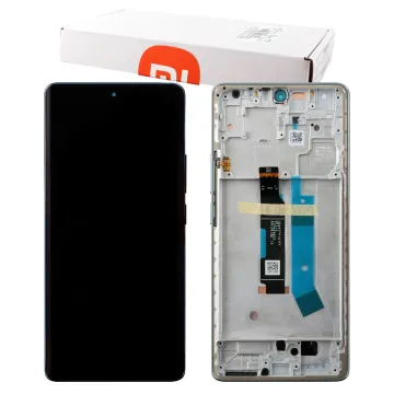 XIAOMI REDMI NOTE 14 PRO 4G ΟΘΟΝΗ AMOLED + TOUCH SCREEN + LENS + FRAME 560001000O600 BLUE ORIGINAL SERVICE PACK