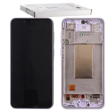SAMSUNG A37 5G A376 ΟΘΟΝΗ+TOUCH SCREEN + LENS + FRAME GH82-39232D LAVENDER ORIGINAL SERVICE PACK