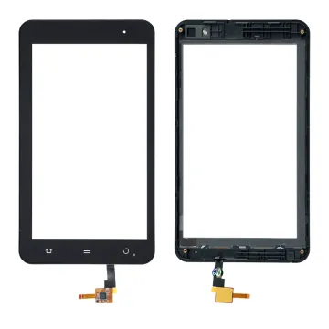 ZTE V9 TOUCH SCREEN WITH FRAME + LENS BLACK 3P OR