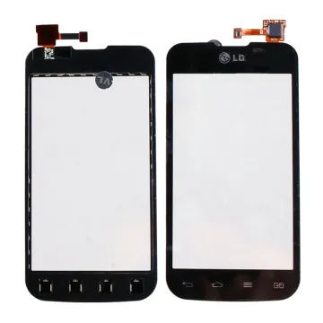 LG E455 OPTIMUS L5 2 DUAL TOUCH SCREEN + LENS BLACK 3P OR R02