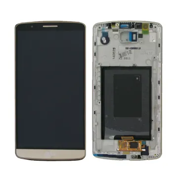 LG G3 D855 ΟΘΟΝΗ HD-IPS + TOUCH SCREEN + LENS + FRAME GOLD ACQ87190303 ORIGINAL SERVICE PACK