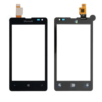 MICROSOFT LUMIA 435/532 TOUCH SCREEN+LENS BLACK 021532 3P OR