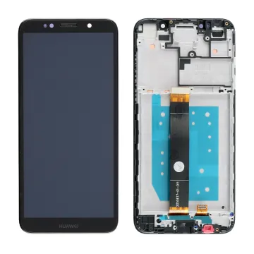 HUAWEI Y5 2018/Y5 PRIME 2018/HONOR 7S ΟΘΟΝΗ + TOUCH SCREEN + LENS + FRAME BLACK REF. OR