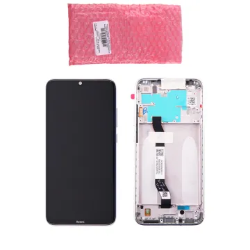 XIAOMI REDMI NOTE 8 ΟΘΟΝΗ IPS + TOUCH SCREEN + LENS + FRAME 5600040C3J00 WHITE ORIGINAL SERVICE PACK