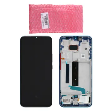 XIAOMI MI 10 LITE 5G ΟΘΟΝΗ AMOLED+ TOUCH SCREEN + LENS + FRAME 56000300J900 BLUE ORIGINAL SERVICE PACK