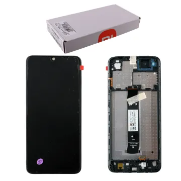 XIAOMI REDMI A2/A2 PLUS ΟΘΟΝΗ IPS + TOUCH SCREEN + LENS + FRAME 560001C3S200 BLACK ORIGINAL SERVICE PACK