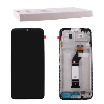 XIAOMI REDMI 13C 4G/POCO C65 ΟΘΟΝΗ IPS + TOUCH SCREEN + LENS + FRAME 560002C3UA00 BLACK ORIGINAL SERVICE PACK