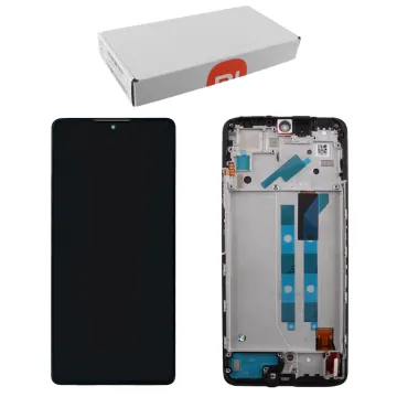 XIAOMI REDMI NOTE 12 PRO 4G ΟΘΟΝΗ AMOLED + TOUCH SCREEN + LENS + FRAME 5600010K6A00 BLACK ORIGINAL SERVICE PACK