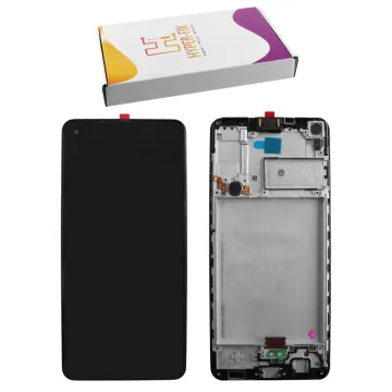 SAMSUNG A21s A217 ΟΘΟΝΗ PLS +TOUCH SCREEN + LENS + FRAME HF-GH82-23089A BLACK HYPER-FIX SERVICE PACK