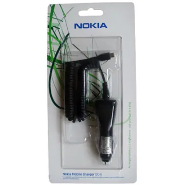 ΦΟΡΤΙΣΤΗΣ ΑΥΤΟΚΙΝΗΤΟΥ NOKIA DC-4 6101/N90/N70/6111 890mA BLACK PACKING OR