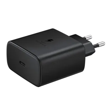 TRAVEL SAMSUNG EP-TA845XBEGWW USB-C 5V 3A/9V 2.77A/20V 2.25A 45W FAST CHARGE+USB DATA USB-C TO USB-C BLACK PACKING OR