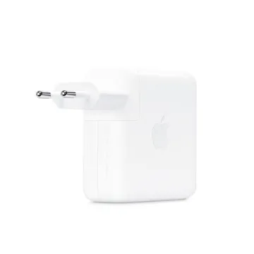 TRAVEL USB-C POWER ADAPTER APPLE MNF72Z/A A1718 3A 61W WHITE + EURO PIN PACKING OR